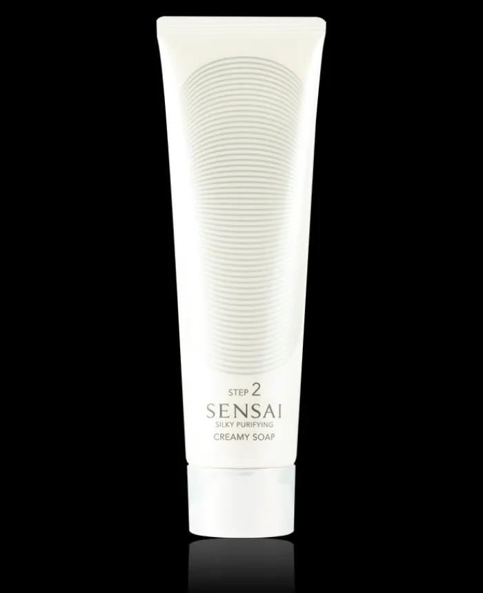 Herren Sensai Kanebo Silky Purifying Creamy Soap 125 ml Step 2